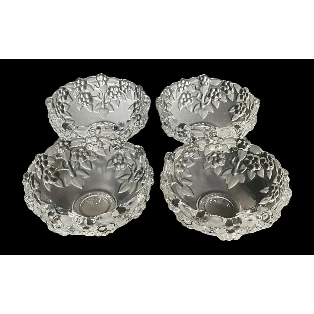 Set Of 4 Mikasa Crystal Carmen‎ 5